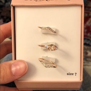 Nib rings size 7 stacking